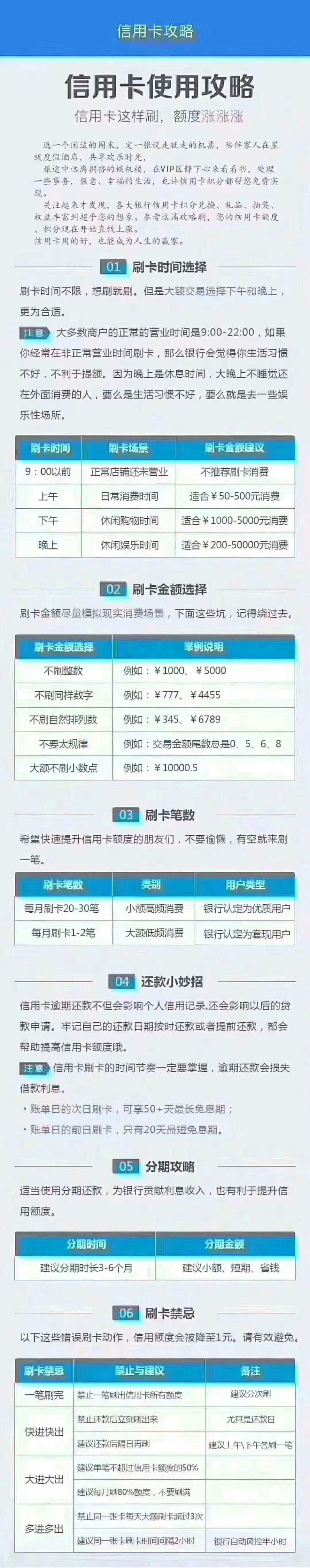 除了要注意刷卡的类型外，还要注意刷卡时间和刷卡金额。